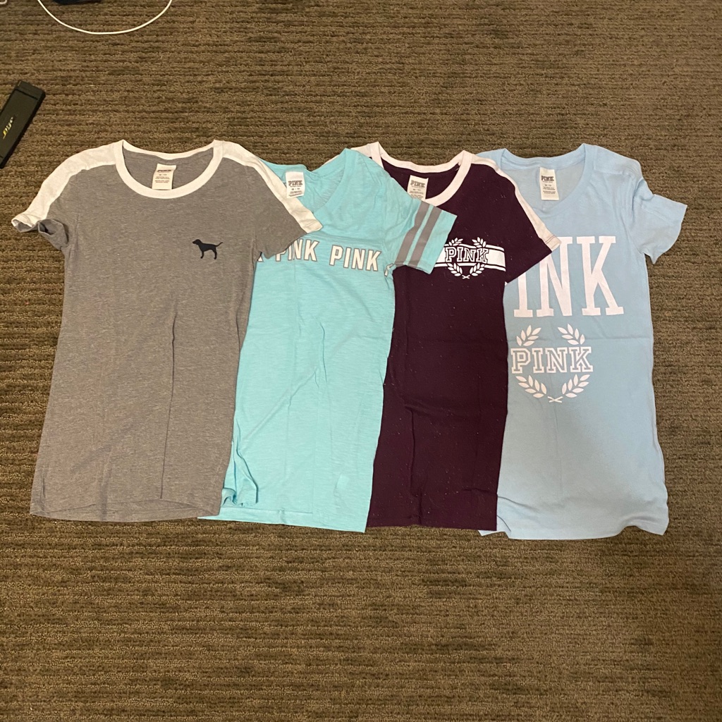 3 Brand Pink Shirts